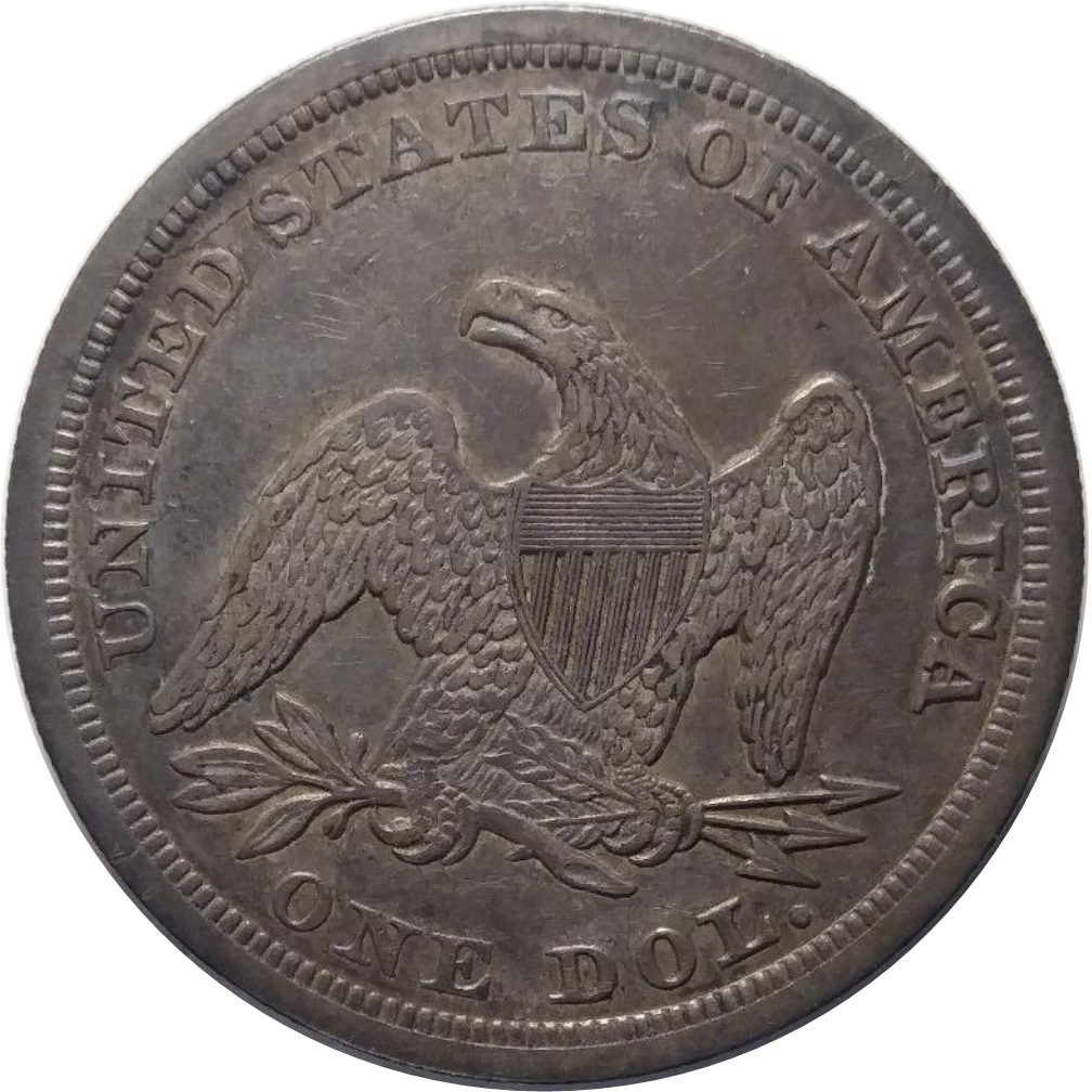 1846-Liberty-Seated-Dollar-Variety-Oc-1-Rarity1-2,300-Estimated-Survivors